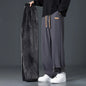 VelvetEase Men's Fleece Crop Pants - Autumn/Winter Wear
