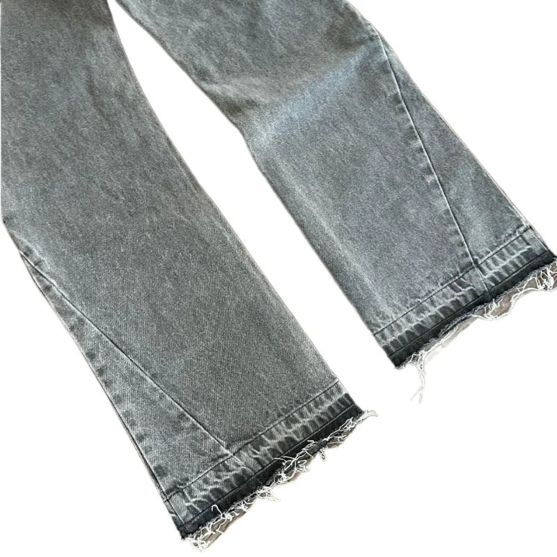 Y2K Flare Denim Cotton Jeans