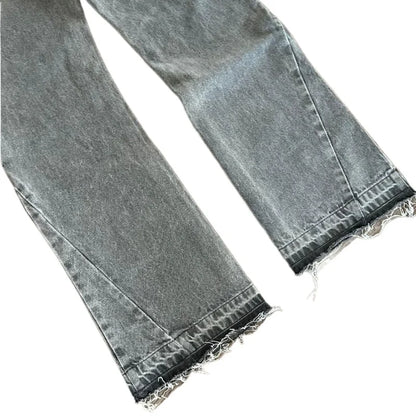 Y2K Flare Denim Cotton Jeans