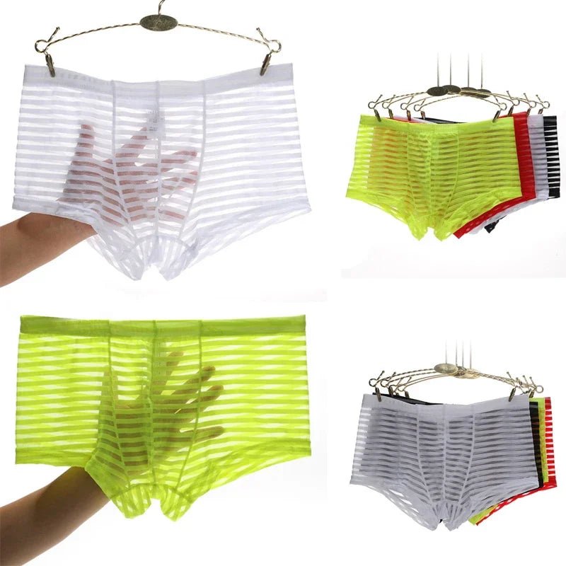 Transparent Ice Silk Boxers Chicchar Fashion