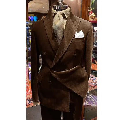 Corduroy Grass Green Suit