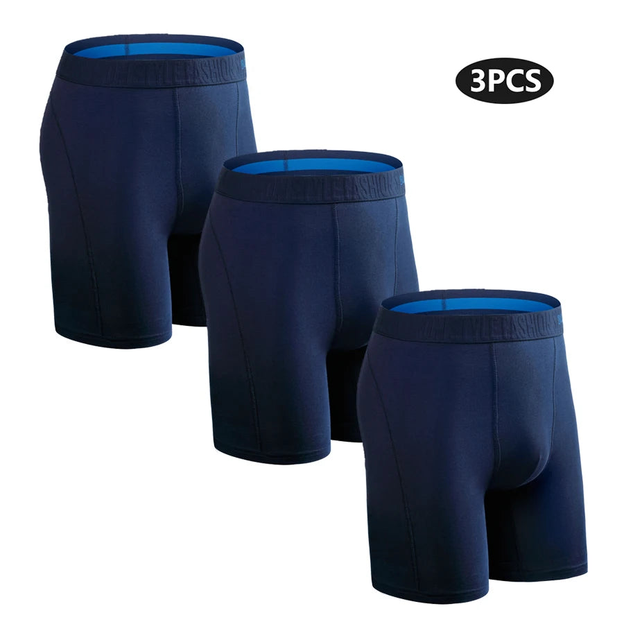 3-Pack Cotton Long Boxers Chicchar Fashion