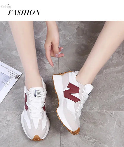 New Style Zugu Women's Shoes Ins Popular Thick-Soled Dad Sneakers 2025 Summer Breathable Season Comfortable Sneaker - Chicchar Fashion