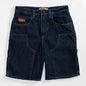 Retro Y2K Patch Denim Shorts - Unisex Casual Wear