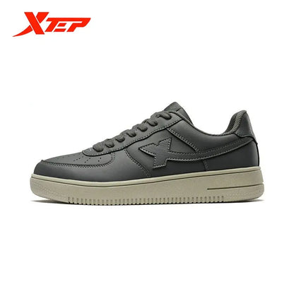 Xtep Women Men Skateboarding Shoes Non-Slip Casual White Couple Skate Sneakers Male Female Luxury Brand Shoes 881219319851 - Chicchar Fashion