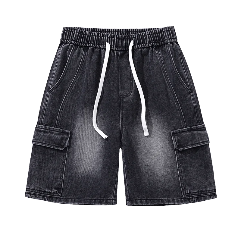 Cotton Quick-Dry Denim Shorts