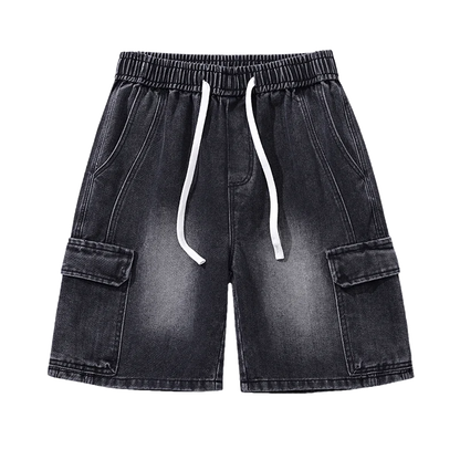 Cotton Quick-Dry Denim Shorts