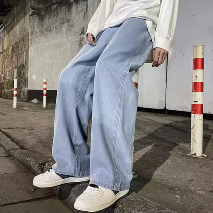 Men Baggy Wide-Leg Denim