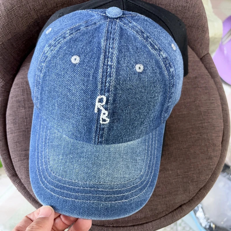 Retro Washed Denim Cap