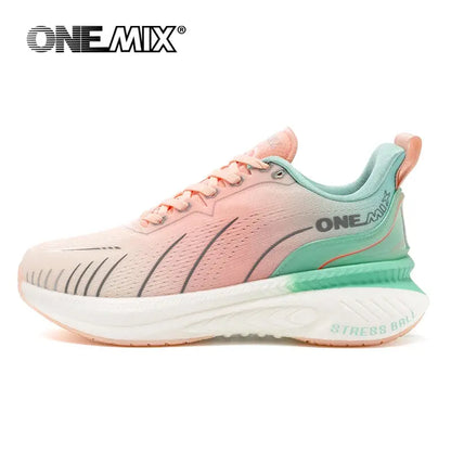ONEMIX White Road Running Shoes for Men Air Cushion Outdoor Sport Shoes Male Trainers Summer Jogging Shoes Women Footwear - Chicchar Fashion