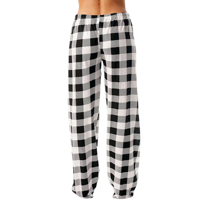Cozy Plaid Pajama Pants - Chicchar Fashion