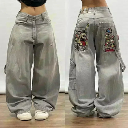 Oversized Baggy Wide-Leg Jeans