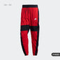 Adidas Men's Red Tapered Pants