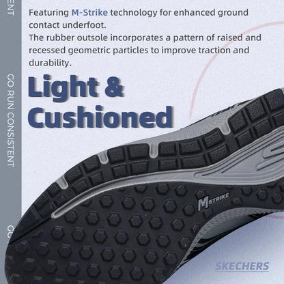 Skechers Running Shoes Soft-Soled Mesh Men's Shoes Outdoor Running Shoes 220034-Bkgy - Chicchar Fashion