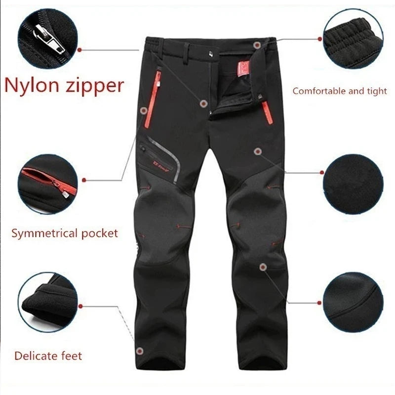 Men's Waterproof Fleece Pants