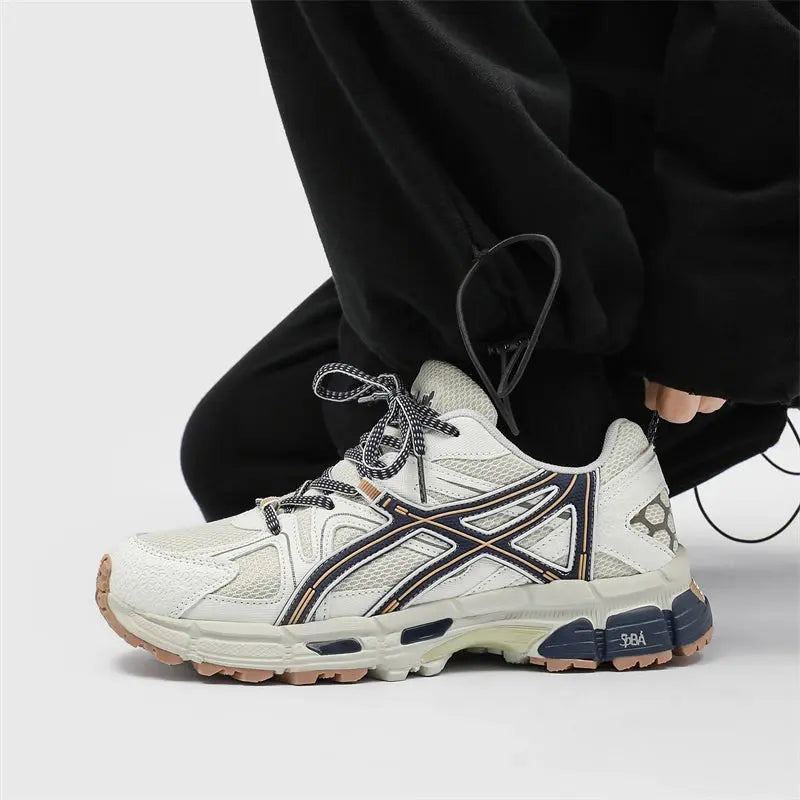 New Men Casual Shoes Walking Leisure Lace-up Jogging Loafers Brand Outdoor Breathable Running Fashion Sneakers Blade Comfortable - Chicchar Fashion