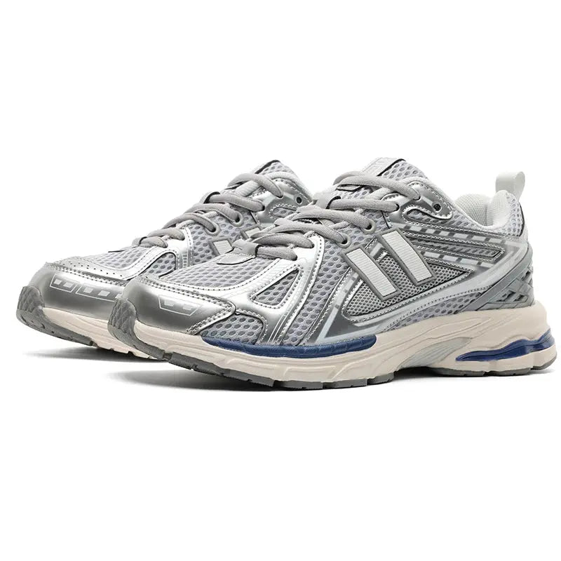 Outdoor Couple Hiking Shoes Men Retro Light Gray Blue Wear-resistant Breathable Sports Shoes New Cross-country Running Shoes - Chicchar Fashion