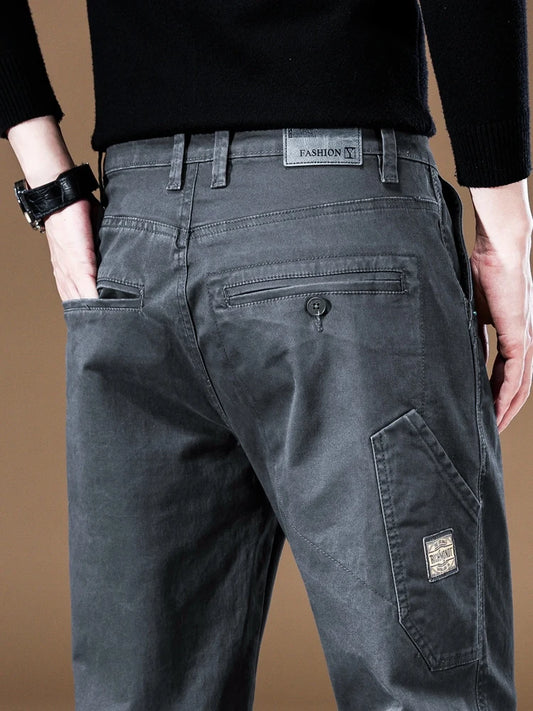 97% Cotton Cargo Jogger Pants