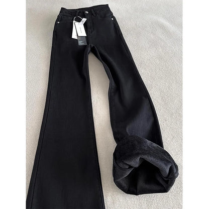 Y2K Fleece Lined Baggy Jeans