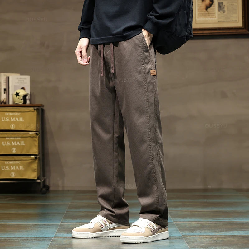 Lyocell Straight Cargo Pants
