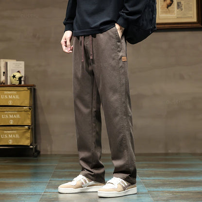Lyocell Straight Cargo Pants