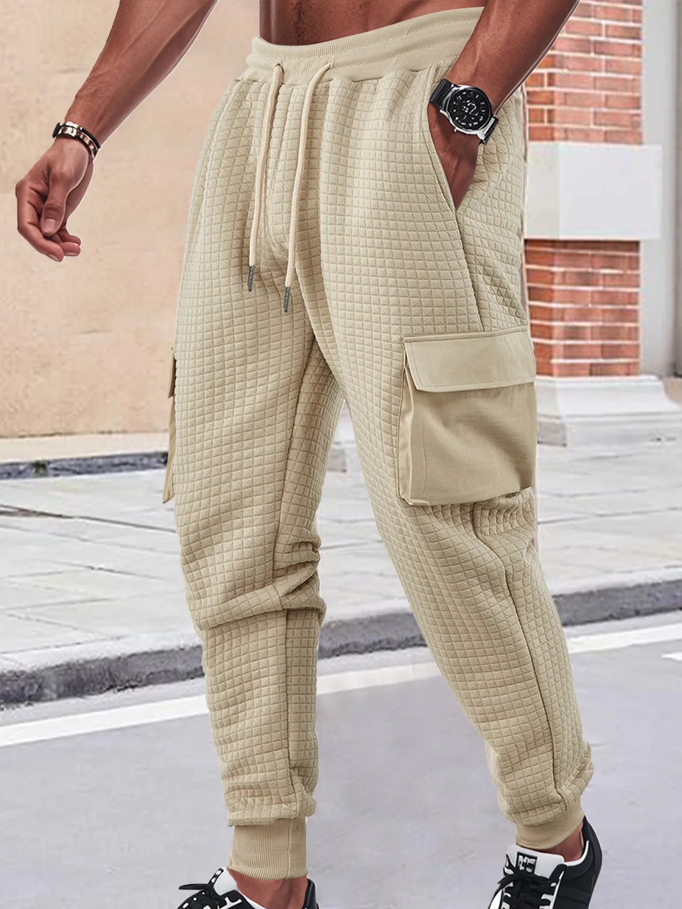 VersaFlex Men's Jacquard Multi-Pocket Work Pants