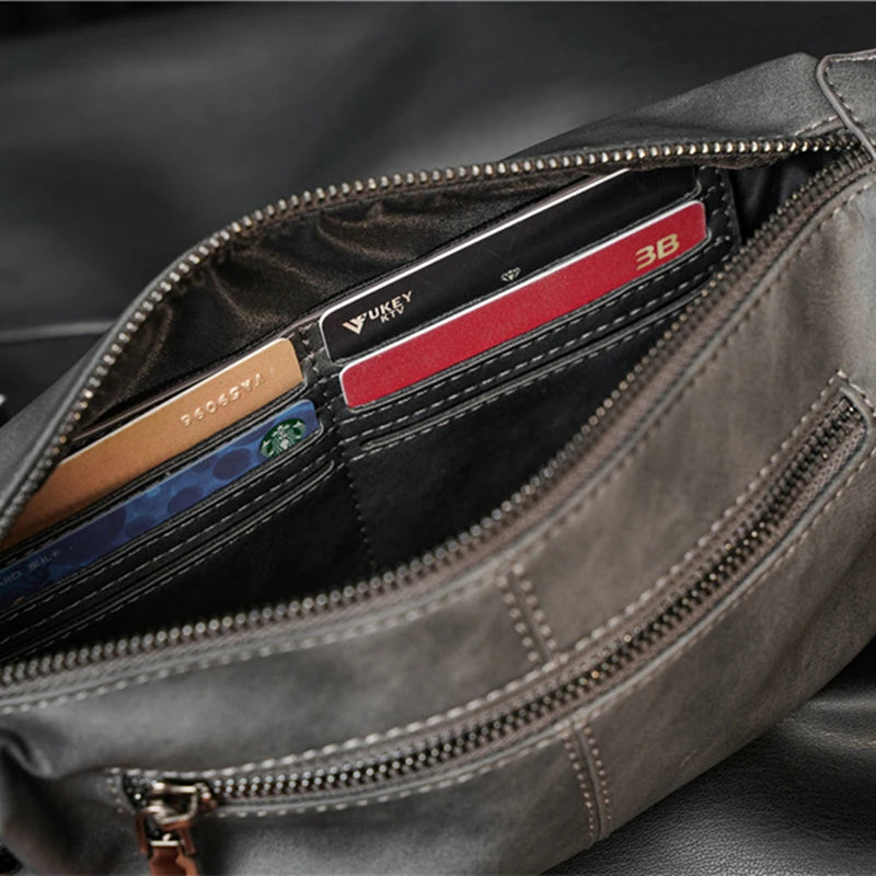 Fashion Business Men's Clutch Handbags Luxury Leather Clutches Men Wrist Bag Knucklebox Cluth For Men Hand Bag Male Wallet Purse - Chicchar Fashion