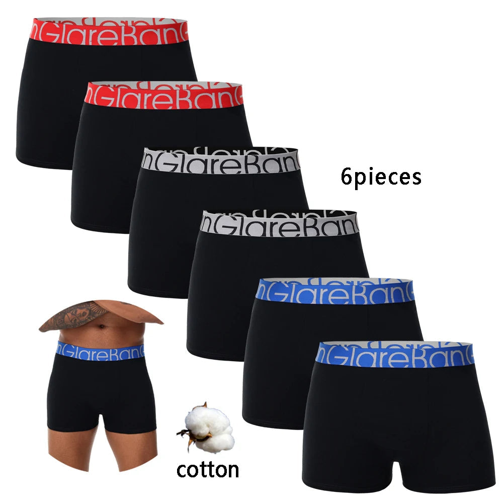 6-Pack Cotton Boxer Briefs Chicchar Fashion