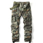 Camo Cargo Straight Leg Pants