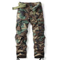 Camo Cargo Straight Leg Pants