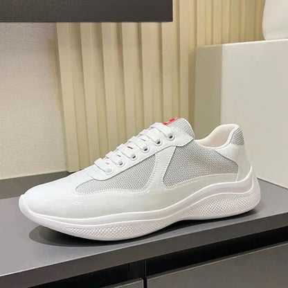 2025 Men's fashion, women's leisure,personality,  fully equipped sports shoes, leather mesh, breathable running shoes, rubber ou - Chicchar Fashion