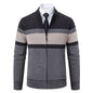 Men's Fleece Zip Stand Collar Chicchar Fashion