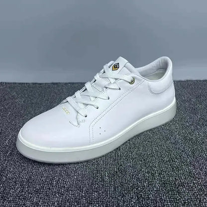 Men Leather Casual Shoes New Fashionable Genuine Leather Casual Sports Shoes Breathable and Comfortable for Men - Chicchar Fashion