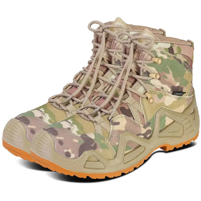 Outdoor Hiking Boots Men's Lace Up Breathable Training Tactical Hiking Desert Boots Plus Size Shoes Botas Militares Masculinas - Chicchar Fashion