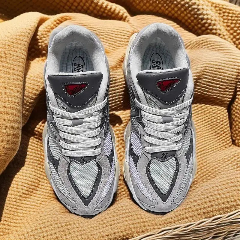 9060 New Unisex Small Elephant Hoof Shoes - Autumn & Winter, Versatile Retro Dad Style, Non-Slip Running Sneakers versatile - Chicchar Fashion