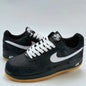 Nike Air Force No.1 Board Shoes Comfortable  Versatile  Anti Slip  Durable  Low Cut Men's Black - Chicchar Fashion