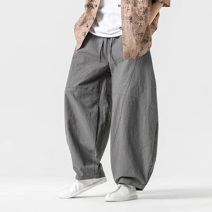 Men's Linen Harem Pants Loose