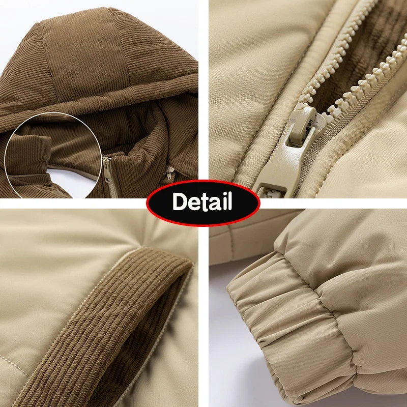 Men's Removable Hood Parka