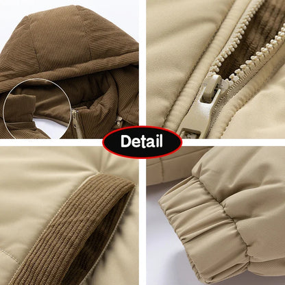 Men's Removable Hood Parka