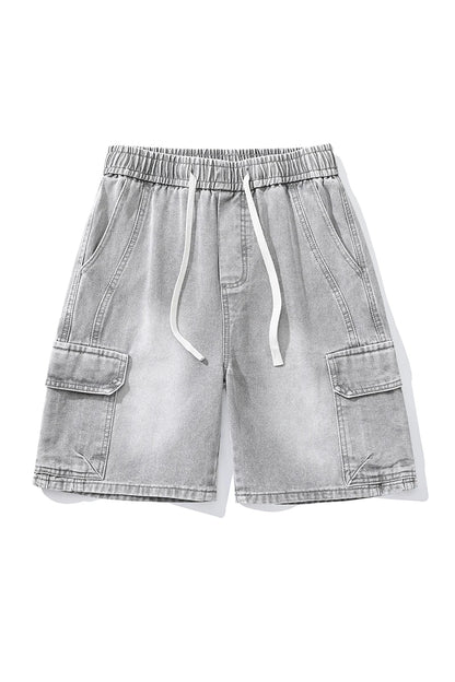 Cotton Quick-Dry Denim Shorts
