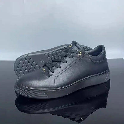 Men Leather Casual Shoes New Fashionable Genuine Leather Casual Sports Shoes Breathable and Comfortable for Men - Chicchar Fashion