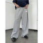 Men's White Baggy Wide Pants