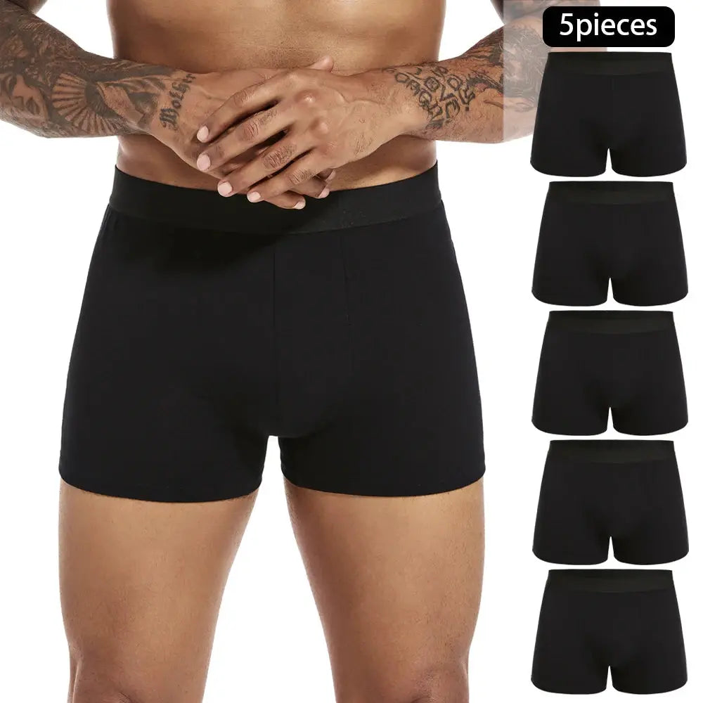 Cotton Boxer Shorts 5-Pack Chicchar Fashion