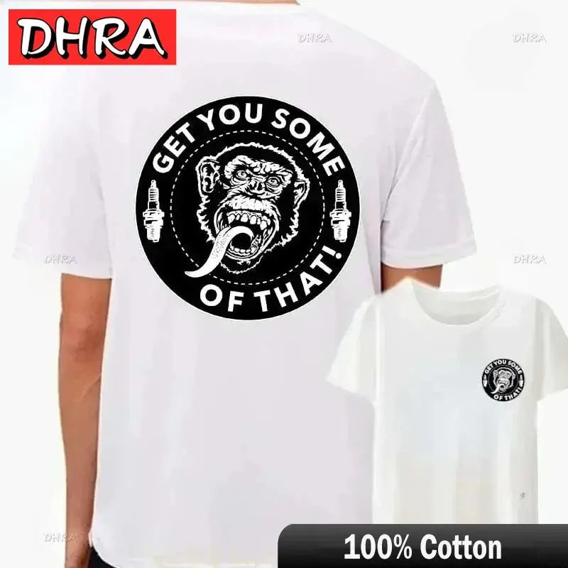 Gas Monkey Cotton Graphic Tee Chicchar Fashion