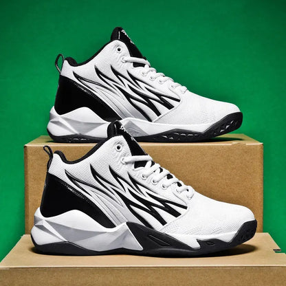 Men Basketball Shoes Comfort Casual Field Training Breathe Rebound Anti Slip Outdoor Sports Basketball Boots for Man - Chicchar Fashion