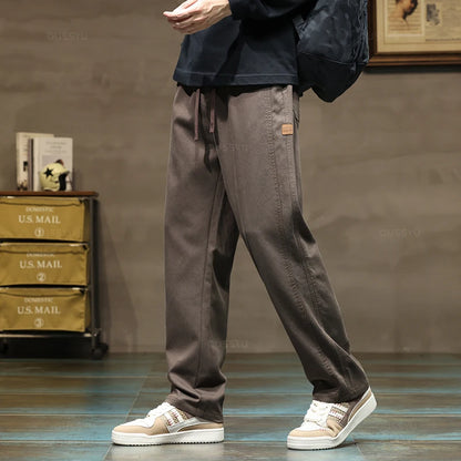Lyocell Straight Cargo Pants