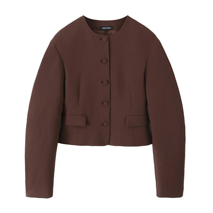 Polyester Short Jacket & Skirt