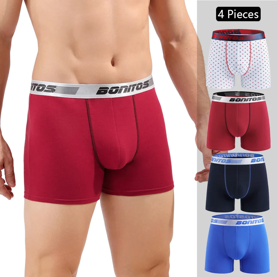 Men's Cotton Boxer 4-Pack Chicchar Fashion