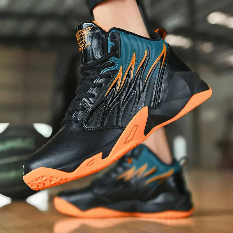 Men Basketball Shoes Comfort Casual Field Training Breathe Rebound Anti Slip Outdoor Sports Basketball Boots for Man - Chicchar Fashion