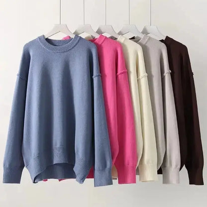 Beige Cozy Winter Pullover - Chicchar Fashion